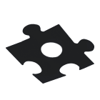 ROSSINI - RSSPUZ001N PLAFONIERA NERA GX53 IP20