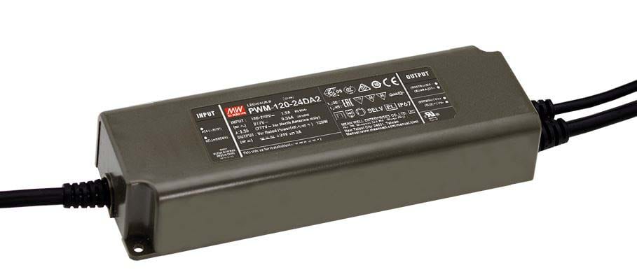 DIGIMAX SRL - DIXPWM-120-24DA2 DRIVER LED 24V 120W IP67 DALI2 90-305V