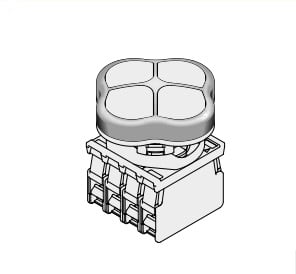 PIZZATO ELETTRICA - PZZE2 AC-DXBC0623 UNIT COMPLETA CON PULSANTE DOPPIO BASE
