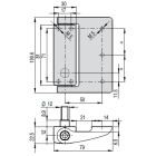 PIZZATO ELETTRICA - PZZHP AB050F-5PN INTERRUTTORE DI SICUREZZA A CERNIERA