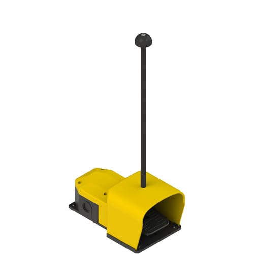PIZZATO ELETTRICA - PZZPX 12040-D INTERRUTTORE A PEDALE SINGOLO CON PROTEZ