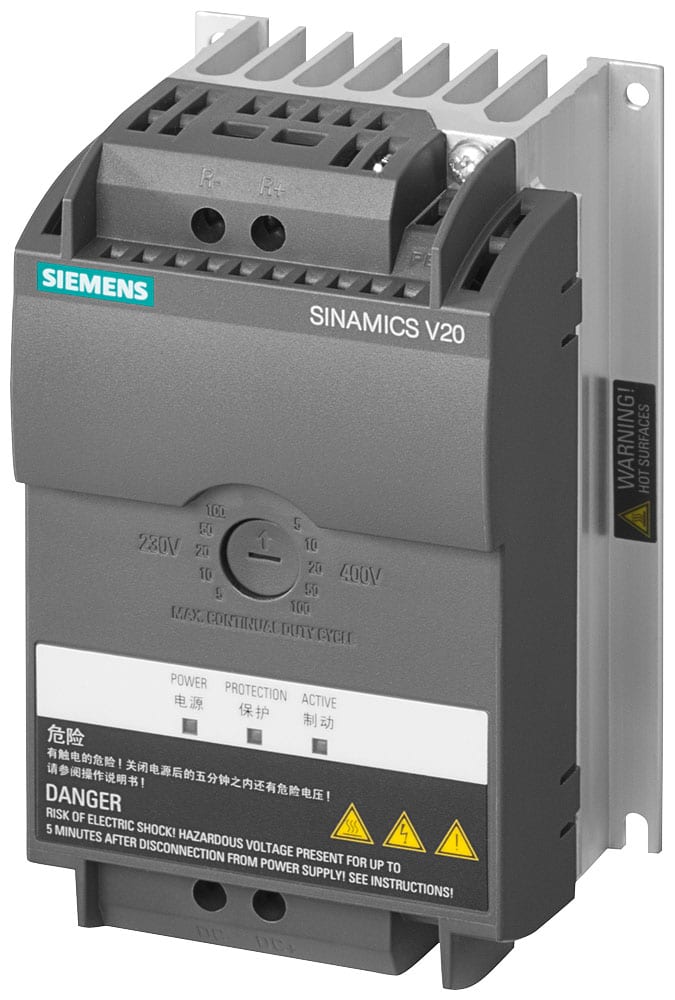 SIEMENS - SIE6SL32012AD208VA0 SINAMICS V20, BREAKING MODULE 400V/230V