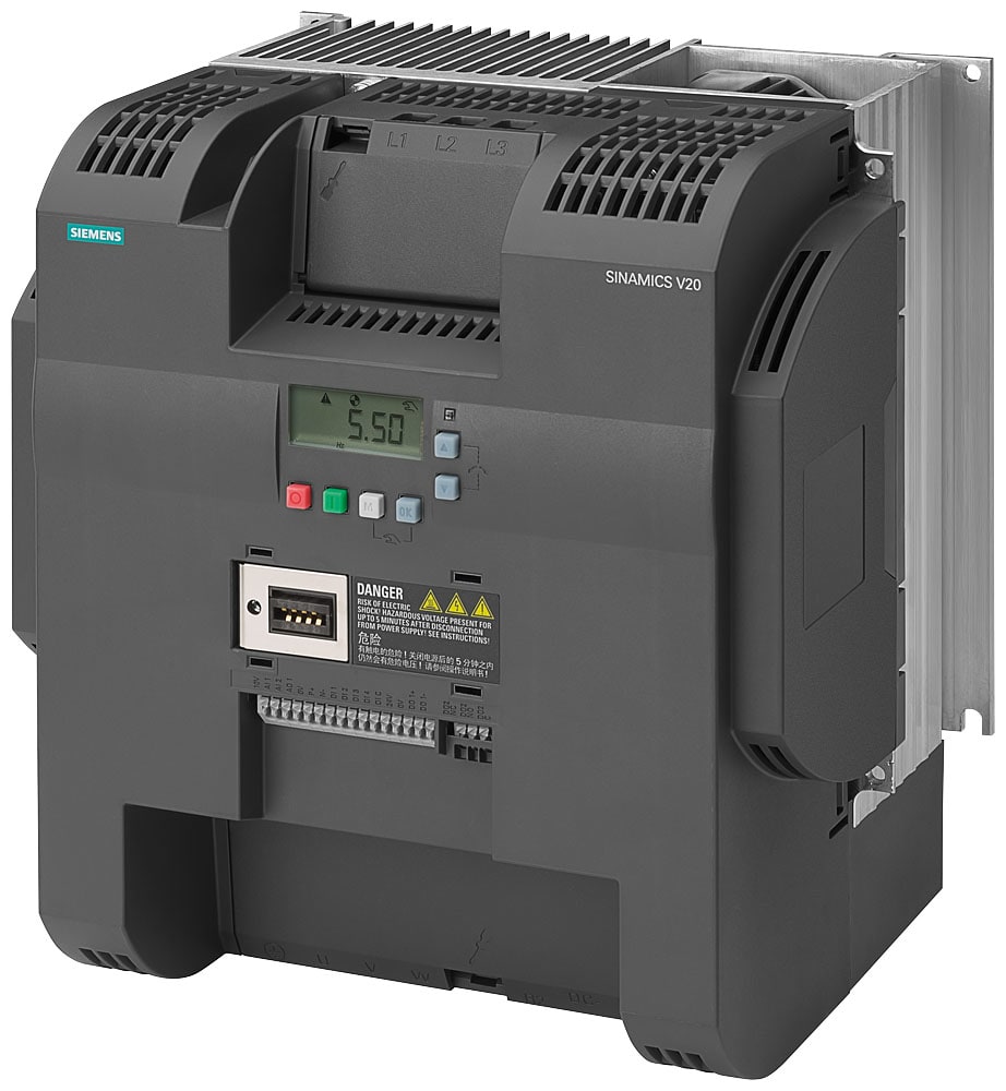 SIEMENS - SIE6SL32105BE322UV0 SINAMICS V20, 3AC400V 22KW UNFILTRED