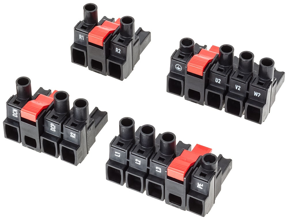 SIEMENS - SIE6SL32000ST070AA0 SINAMICS G120/G120C connettore di collegamento FSC comprendente: connettore di collegamento per rete, motore, circuito intermedio e resistenza di f...