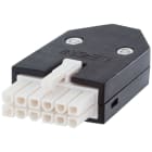 SIEMENS - SIE6FX20030SL12 connettore di segnale 6FX2003-0SL12 per il collegamento a S-1FL6 LI a 12 poli, corpo isolante 2x contatto femmina (0.2-0.25 mm2) contenuto di 5 pezzi