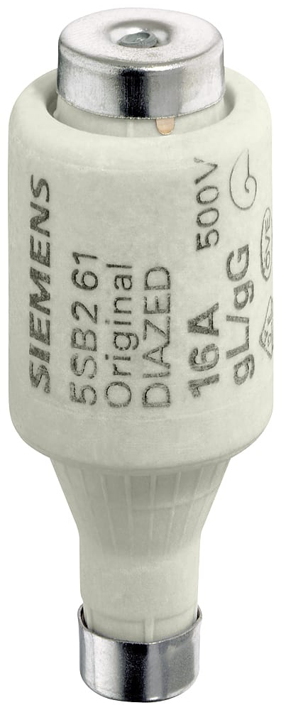 SIEMENS - SIE5SB231 FUS. DIAZED DII GL/GG E27 6A 500VCA/CC