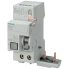 SIEMENS - SIE5SM26232 Blocco differenziale, a 2 poli, tipo AC, selettivo, In: 40 A, 300 mA, Un AC: 230 V, per 5SL4