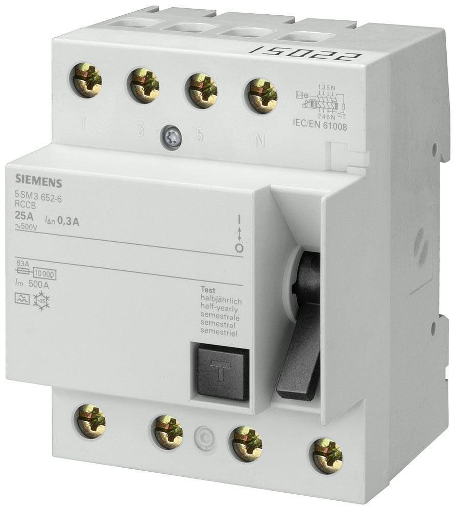 SIEMENS - SIE5SM34486 DIFF. 4P 100A 0,1A TIPO A
