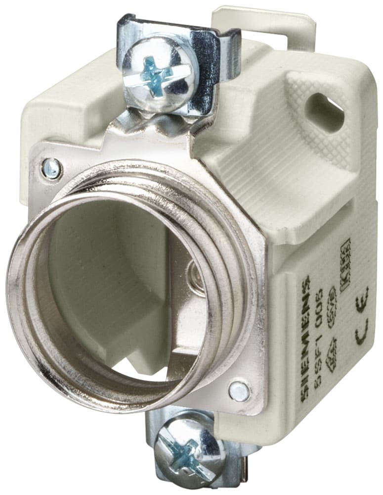 SIEMENS - SIE5SF1205 Base DIAZED DIII 63 A AC 690 V DC 500 V, morsetto a staffa/morsetto a mantello