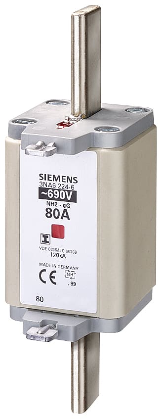 SIEMENS - SIE3NA62526 Cartuccia fusibile NH, NH2, In: 315 A, gG, Un AC: 690 V, Un DC: 440 V