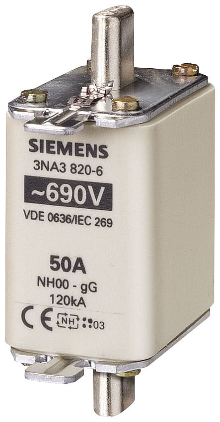 SIEMENS - SIE3NA38226 FUS. NH GL/GG GR.00 690VCA 63A