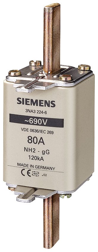 SIEMENS - SIE3NA32526 Cartuccia fusibile NH, NH2, In: 315 A, gG, Un AC: 690 V, Un DC: 440 V