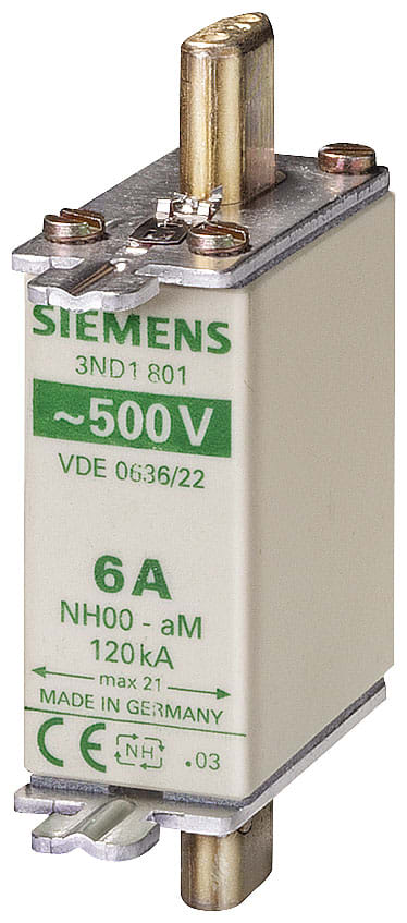 SIEMENS - SIE3ND1807 FUS. NH AM GR.000 500VCA 20A
