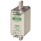 SIEMENS - SIE3ND1836 Cartuccia fusibile NH, NH00, In: 160 A aM, Un AC: 500 V, segnalazione frontale