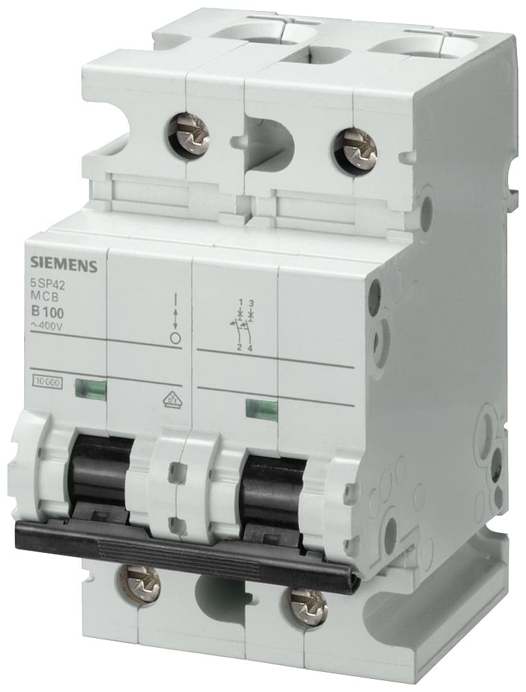 SIEMENS - SIE5SP42917 Interruttore magnetotermico 400 V 10 kA, a 2 poli, C, 100 A, P=70 mm