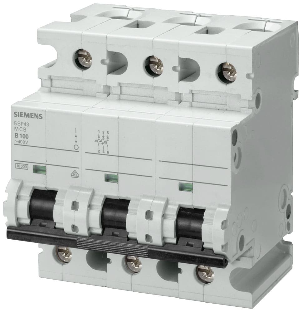 SIEMENS - SIE5SP43806 Interruttore magnetotermico 400 V 10 kA, a 3 poli, B, 80 A, P=70 mm