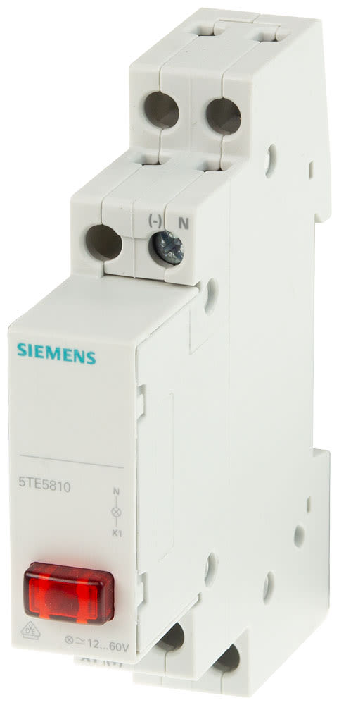 SIEMENS - SIE5TE5810 Indicatore luminoso/indicatore di fase 1x LED, 12 ... 60 V, rosso