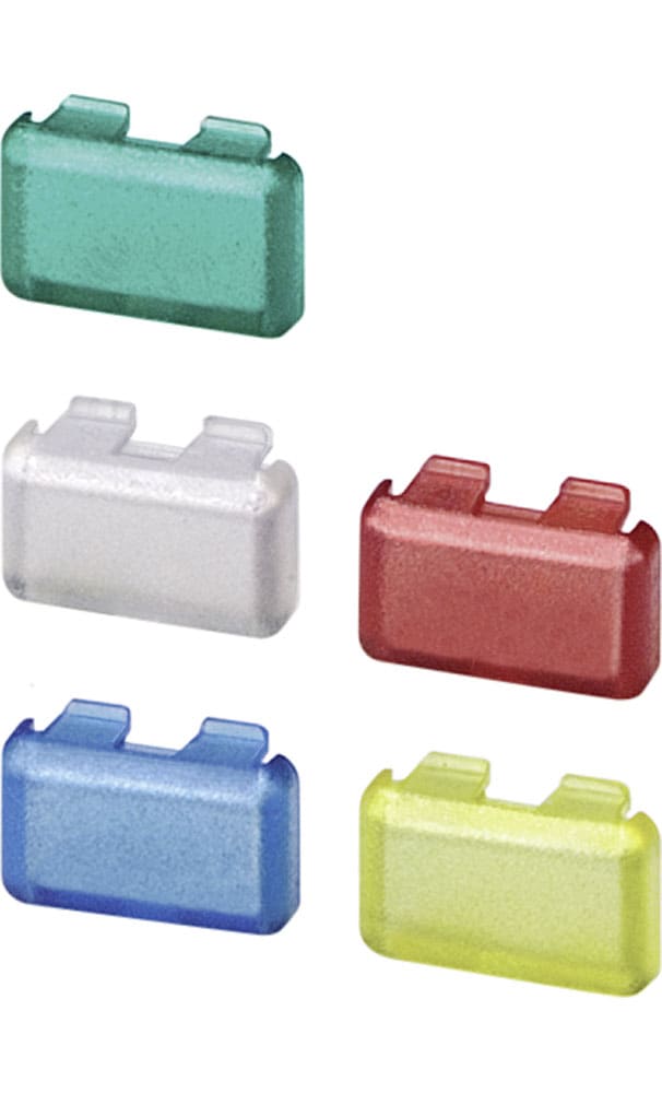SIEMENS - SIE5TG8067 Set di cappucci per pulsanti 5TE48 e indicatori luminosi 5TE58, set con risp. 10x rosso+verde