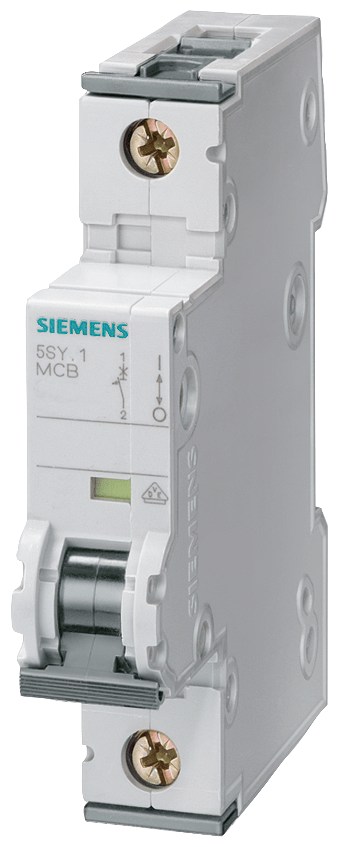 SIEMENS - SIE5SY71106 Interruttore magnetotermico 230/400 V 15 kA, a 1 polo, B, 10 A, P=70 mm