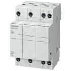 SIEMENS - SIE3NW7063 SENTRON, portafusibili per fusibili cilindrici 10 x 38 mm, 3P+N, In: 32 A, Un AC: 690 V