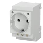 SIEMENS - SIE5TE6800 PRESA SCHUKO 2P+T 16A 230V 2,5UM P=55MM