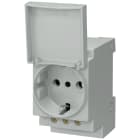 SIEMENS - SIE5TE6802 Presa 16 A con coperchio, senza omologazione secondo DIN VDE 0620 e CEI 23-5