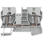SIEMENS - SIE8WH20000AJ00 Morsetto passante con collegamento a molla, sezione: 1,5 ... 10 mm², larghezza: 10 mm