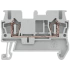 SIEMENS - SIE8WH20000AF00 Morsetto passante con collegamento a molla, sezione: 0,08 ... 2,5 mm², larghezza: 5,2 mm