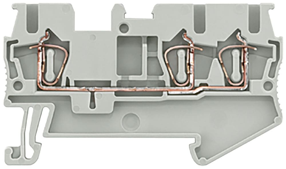 SIEMENS - SIE8WH20030AF00 MORSETTO A MOLLA A 3 P.TI 2,5MMQ, GRIGI