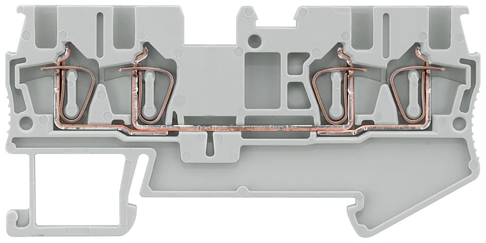 SIEMENS - SIE8WH20040AE00 MORSETTO A MOLLA A 4 P.TI 1,5MMQ, GRIGI