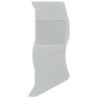 SIEMENS - SIE8WH90030GA00 Segmento di copertura, per morsetti passanti 4 mm² con collegamento a molla, colore: grigio