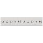 SIEMENS - SIE8WH81202AA15 Targhetta di siglatura, frontale, con L1, L2, L3, PE, N, verticali