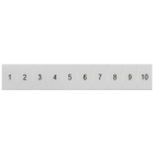 SIEMENS - SIE8WH81203AB25 Targhetta di siglatura, frontale, con 21-30, verticale, larghezza del morsetto: 6,2 mm