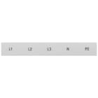 SIEMENS - SIE8WH81207AA15 Targhetta di siglatura, frontale, con L1, L2, L3, PE, N, verticali