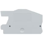 SIEMENS - SIE8WH90001WA00 Piastra terminale per morsetti INSTA, sezione 2,5 mm², colore: grigio