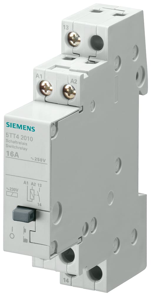 SIEMENS - SIE5TT42013 Relè ausiliario con 1 contatto NO per AC 230 V 16 A, comando in AC 12 V