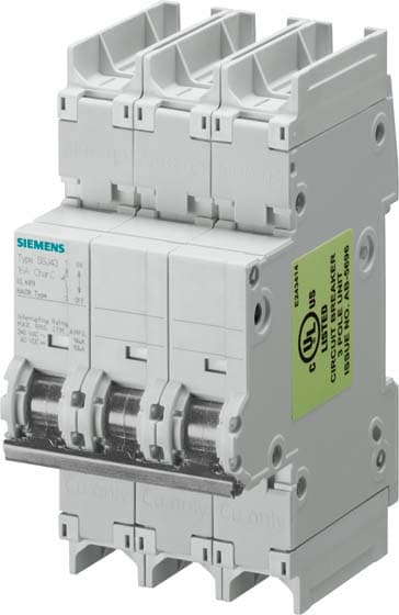 SIEMENS - SIE5SJ43188HG41 INT. MT UL489 OPP.POL.3P D 15A 14KA