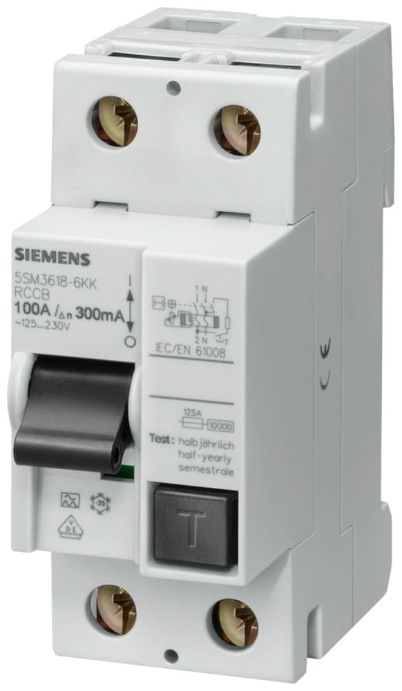 SIEMENS - SIE5SM33156KK DIFF. 2P 125A 30MA TIPO A 2UM