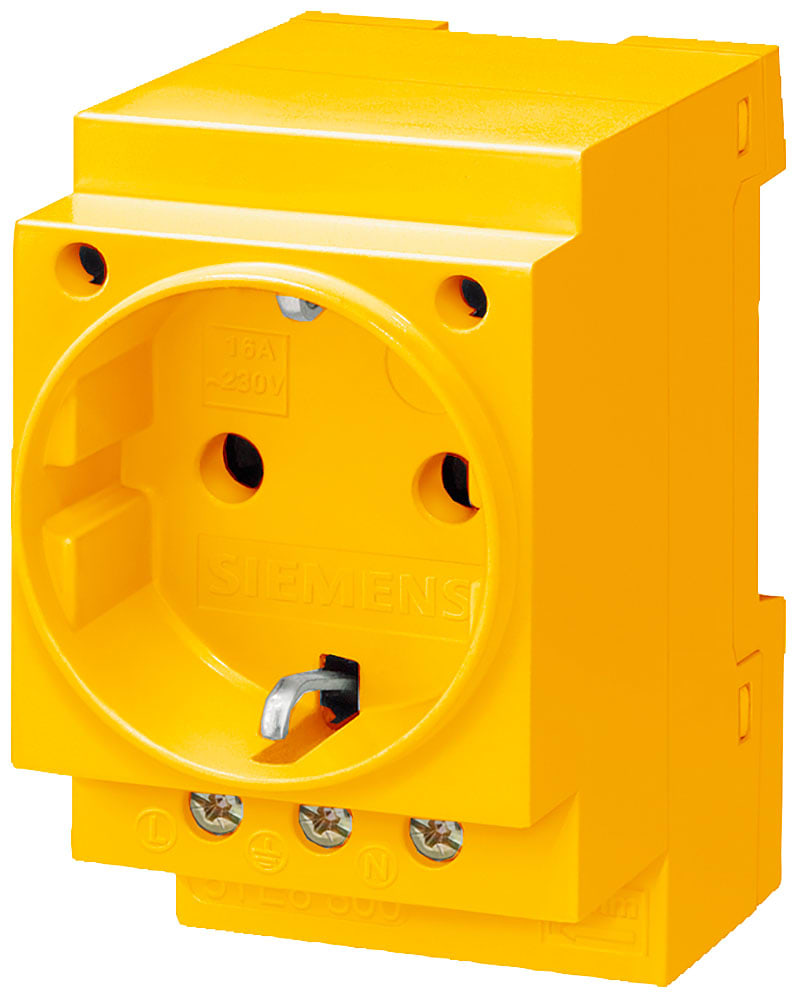 SIEMENS - SIE5TE6810 PR.SCHUKO GER 2P+T GIALLA 16A 230V 2,5UM