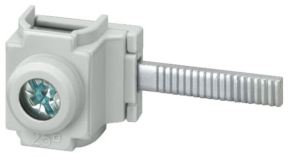 SIEMENS - SIE5ST37711 Morsetto di alimentazione, lunghezza 25 mm² per sbarre di collegamento a punte