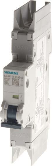 SIEMENS - SIE5SJ41258HG42 Interruttore magnetotermico 10 kA, a 1 polo, D, 25 A secondo UL 489 ... 277V