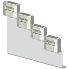 SIEMENS - SIE8GF5760 Stab Universal supporto porta-sbarre a 4 poli graduato, 15x 5/20x 5/30x 5 mm