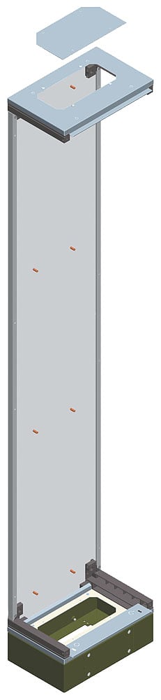 SIEMENS - SIE8GK23007KL13 ALPHA PAVIM. IP30 FLAT-PACK H2000 B300 P