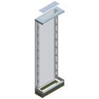 SIEMENS - SIE8GK23007KL23 ALPHA 630 UNIVERSAL, quadro da pavimento, Flat Pack, IP43, classe di protezione 1 A=2000mm