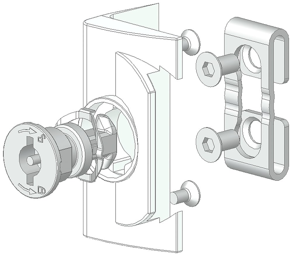 SIEMENS - SIE8PQ94000BA40 SISTEMA DI CHIUSURA A DOPPIA MAPPA