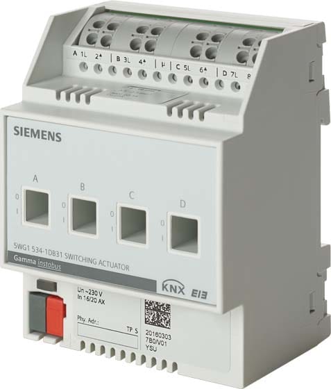 SIEMENS - BUILDING T - BCT5WG1532-1DB31 USCITA BINARIA N 532D31 4X230V 10AX