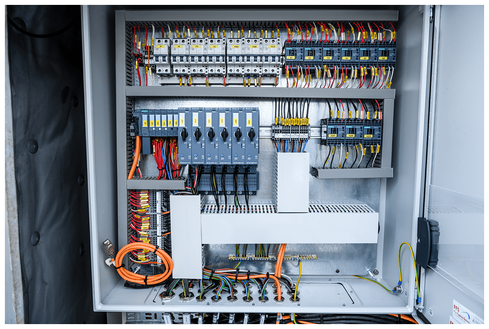 SIEMENS - SIE3RK19112BF10 Inserto maschio Han Q4/2 angolato con 4 pin di contatto, 4 mm², set di connettori, custodia passacavi