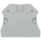 SIEMENS - SIE8WH90001PA00 Piastra terminale dimensione del morsetto 2,5 ... 10,0 mm², colore grigio