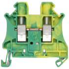 SIEMENS - SIE8WH10000CF07 Morsetto passante PE con collegamento a vite, larghezza morsetto 5,2 mm, colore verde-giallo