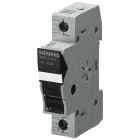 SIEMENS - SIE3NW70144 SENTRON, portafusibili per cartucce cilindriche, 10 x 38 mm, a 1 polo, In: 30 A, Ue DC: 1000 V